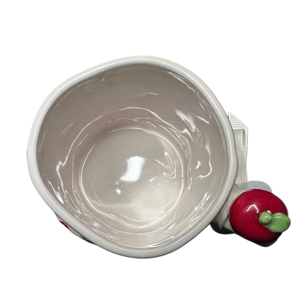 Rae Dunn Cherry Delight Mug - White and Red - Picture 4 of 5